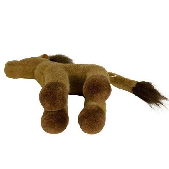 Russ Berrie Trotter Horse Pony Plush Brown Tan Stuffed Animal Vintage 1980s - Picture 5 of 7